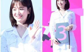 Song Hye Kyo diện váy ngắn khoe chân thon sau tin đồn “bầu bí”