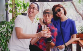 Vợ chồng Tăng Thanh Hà “trốn” con đến chúc mừng Phạm Anh Khoa