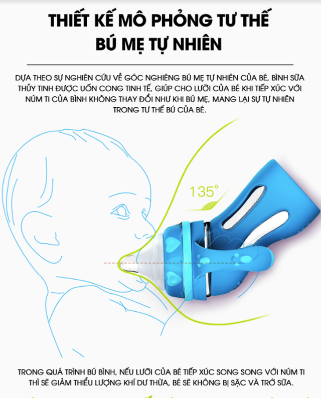 Không chỉ chống sặc, bình sữa này còn là “bảo bối” mang lại cho bé cảm giác thân thuộc như bầu sữa mẹ. - 2 Không chỉ chống sặc, bình sữa này còn là “bảo bối” mang lại cho bé cảm giác thân thuộc như bầu sữa mẹ. - 2