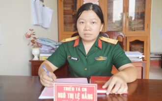 Nữ thiếu tá 8X có duyên với các cuộc thi