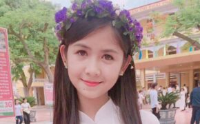 “Hot girl mắt lác” xinh đẹp như búp bê ngày tốt nghiệp cấp 3