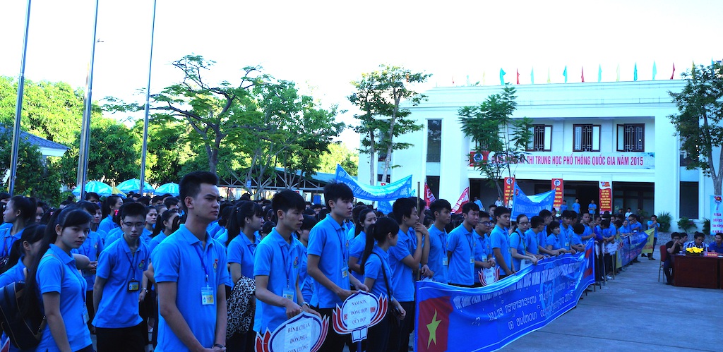 Lễ ra quân chiến dịch tình nguyện hè 2015.