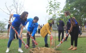 Tuổi trẻ Quảng Trị trồng cây xanh, chăm sóc nghĩa trang liệt sĩ dịp đầu Xuân