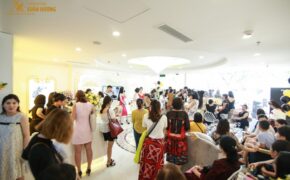 Xếp hàng dài tại sự kiện khai trương viện thẩm mỹ  chuẩn Quốc tế