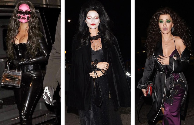  Rihanna cùng Kate Moss và Rita Ora dự tiệc Halloween tại London, Anh quốc ngày 31/10 vừa qua 
