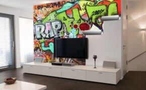 Nội thất phong cách Graffiti mang lại sự sống động cho ngôi nhà