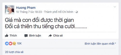 Hoa hậu Phạm Hương hủy hết lịch trình, vội vã về Hải Phòng vì bố bệnh nặng - 1