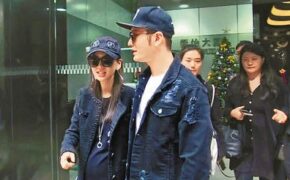 Huỳnh Hiểu Minh thuê vệ sỹ bảo vệ vợ đang mang bầu