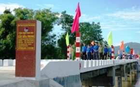 Khánh thành cầu nông thôn do Tỉnh đoàn Bình Định triển khai