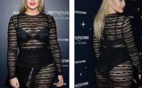 Người mẫu ngoại cỡ diện váy xuyên thấu táo bạo