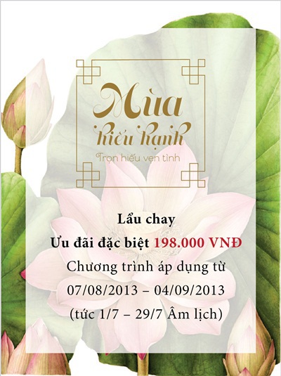 “Lẩu chay mùa hiếu hạnh” tại nhà hàng Sỹ Phú