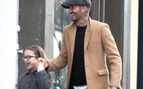David Beckham đưa con gái đi mua sắm
