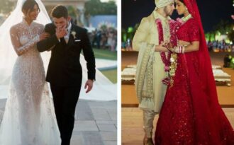Trọn bộ váy cưới xa hoa của Priyanka Chopra
