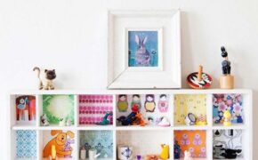 Làm mới đồ nội thất bằng giấy dán tường