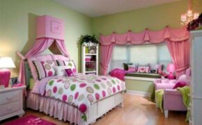 “Khoác áo mới” cho phòng của bé bằng họa tiết chấm bi vui nhộn