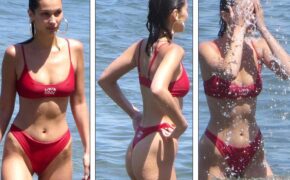 Bella Hadid khoe dáng thon thả