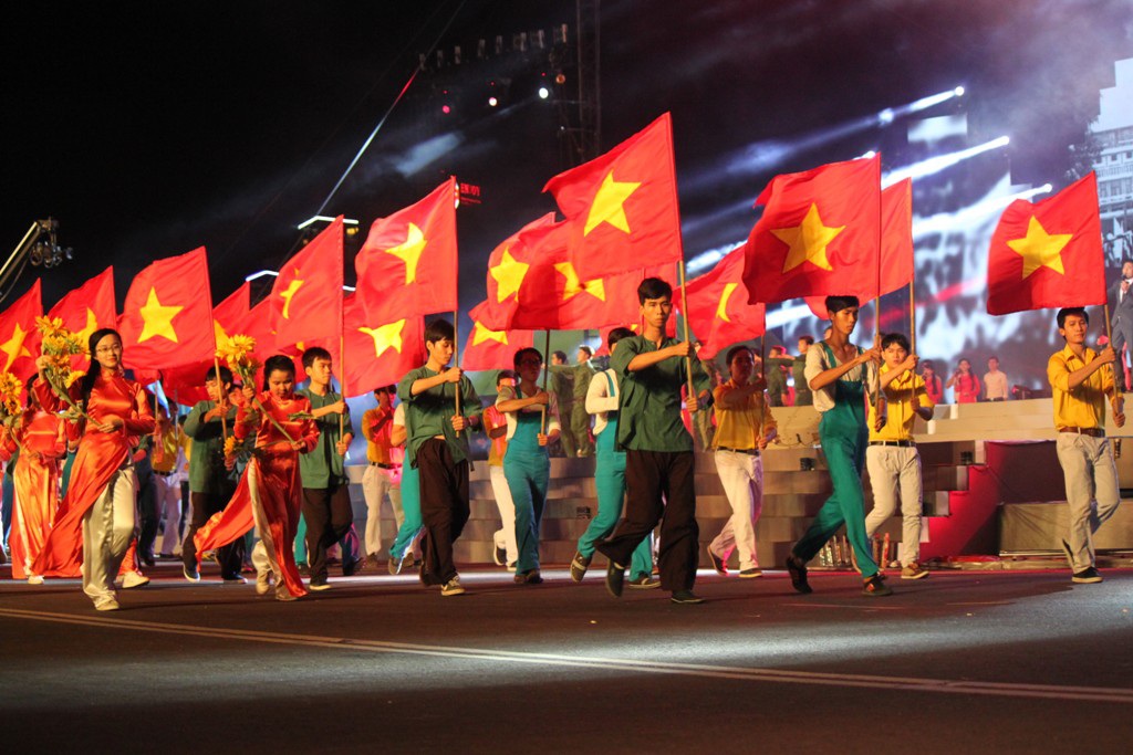 Chương trình nghệ thuật được lồng ghép rất độc đáo để lại ấn tượng cho khán giả