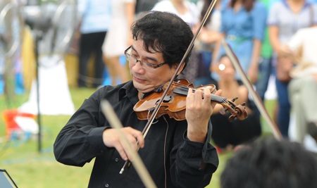 Nghệ sỹ Lê Xuân Huy, người được coi là “linh hồn” của các chương trình Luala concert