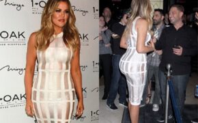 Em cô Kim mặc váy “hở bạo” dự sự kiện