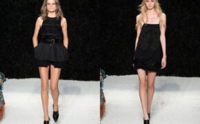 Màu đen thống trị trong BST xuân hè của Vera Wang