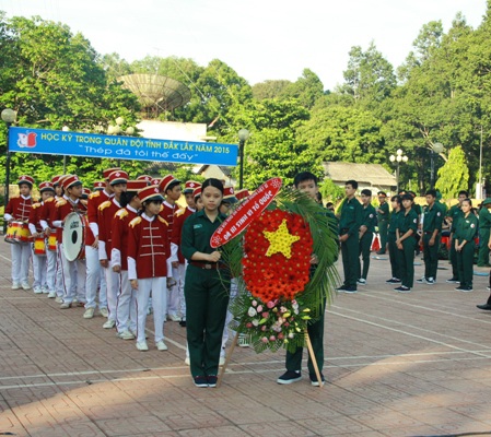 111 chiến sĩ nhí tham gia vào học kỳ trong quân đội