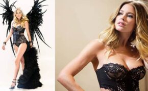 “Thiên thần nội y” đẹp hút hồn dù hai lần sinh nở