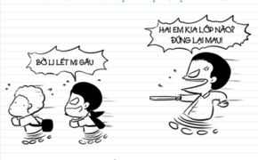 Tranh vui về những kỉ niệm đáng nhớ giữa thầy và trò