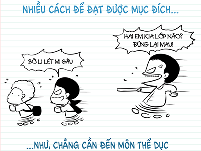Tranh vui về những kỉ niệm đáng nhớ giữa thầy và trò