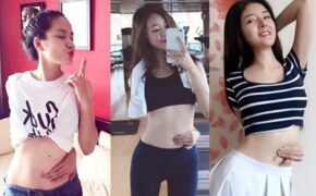 Trào lưu khoe “tay chạm rốn”, đọ eo thon “đổ bộ” giới trẻ Việt