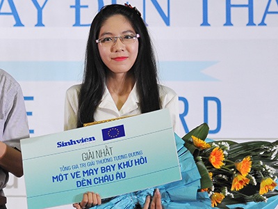 Nữ sinh Điện ảnh giành giải Nhất cuộc thi viết Ấn tượng Châu Âu