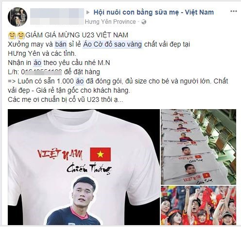 Các chủ buôn quảng cáo các sản phẩm trên các trang rao bán online. Ảnh: Fb