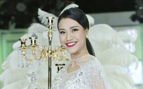 Á hậu Hoàng Oanh trở lại sàn diễn sau chia tay Huỳnh Anh