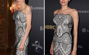 Angelina Jolie khoe vai trần ở Úc