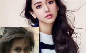 Lộ ảnh Angelababy thời đen nhẻm, mặt vuông vức