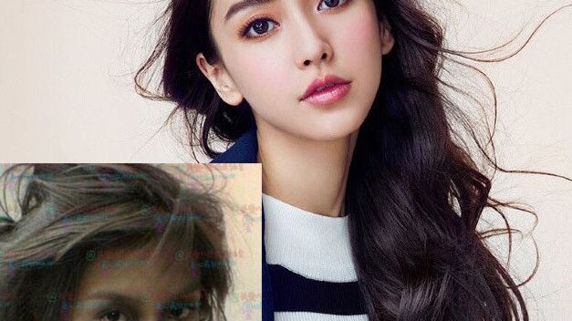 Lộ ảnh Angelababy thời đen nhẻm, mặt vuông vức