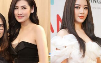 Hoàng Hải Thu diện đầm gợi cảm, lấn lướt dàn người đẹp nổi tiếng