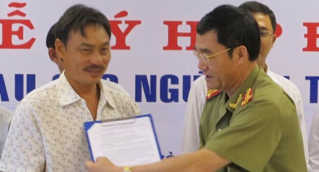 11 ngư dân được ký hợp đồng đóng tàu vỏ thép