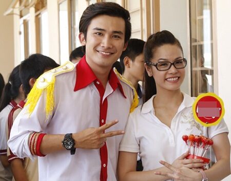 Nhật Kim Anh “ăn rơ” với Chí Thiện trong Về Trường