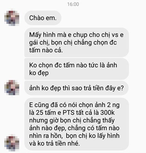 Tranh cãi vụ thợ ảnh bị khách “ép giá” 50.000 đồng cho buổi chụp - 4