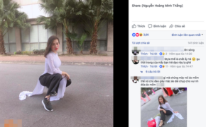 Nữ sinh xinh đẹp phản pháo về ảnh mặc áo dài tạo dáng lạ gây tranh cãi