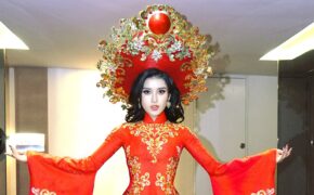 Hé lộ trang phục dân tộc của Huyền My tại Hoa hậu Hòa bình thế giới