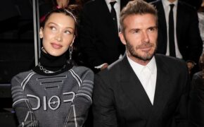 Bella Hadid dự sự kiện cùng David Beckham