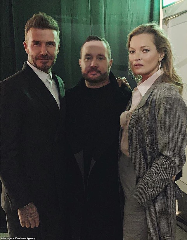  Kate Moss hội ngộ David Beckham trong sự kiện 