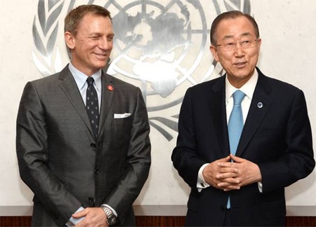 “Điệp viên 007” được chọn làm đại sứ Liên Hợp Quốc