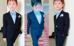 Con trai lớn của Lý Hải bảnh bao dự sự kiện cùng bố mẹ tại nước ngoài