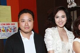 Victor Vũ tháp tùng Đinh Ngọc Diệp ra mắt phim