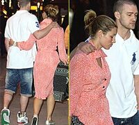 Justin và Biel vẫn âu yếm nhau ở nơi công cộng