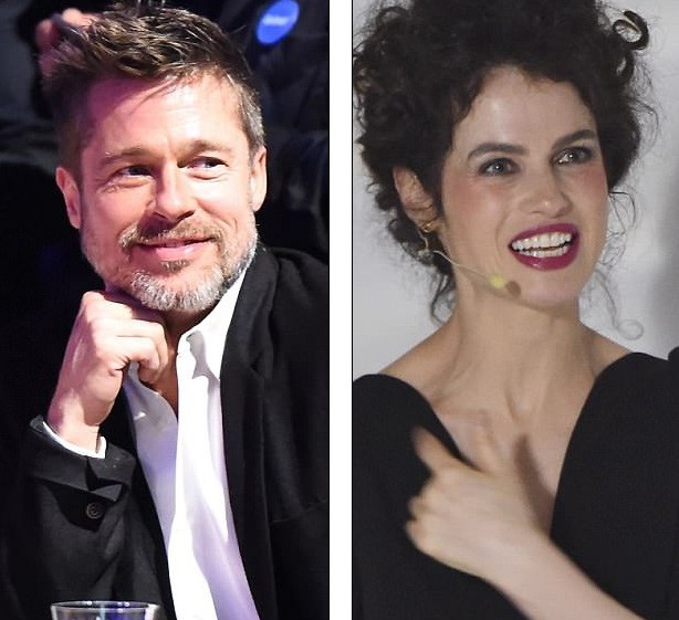  Brad Pitt và giáo sư Neri Oxman đang hạnh phúc bên nhau. 