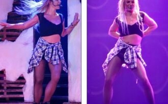 Britney nhảy bốc lửa ở Las Vegas