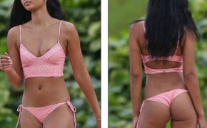 Siêu mẫu 9X lộ da sần kém đẹp